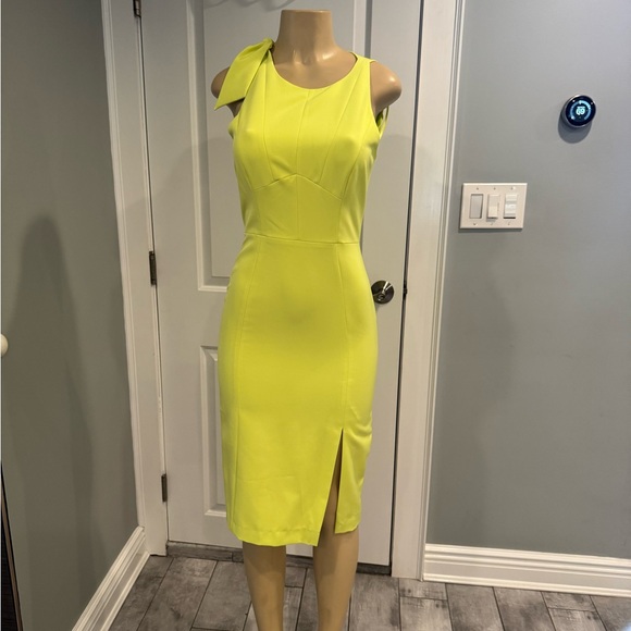 Milly Elegant Yellow Dress size 2 - Picture 1 of 6